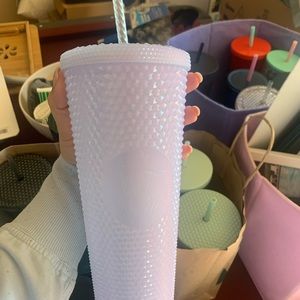 Lilac white ghost Starbucks Tumblr